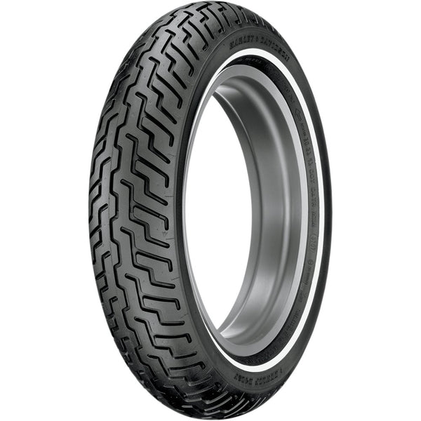Dunlop Tire - D402 - Front - MT90-16 - Narrow Whitewall - 72H 45006655