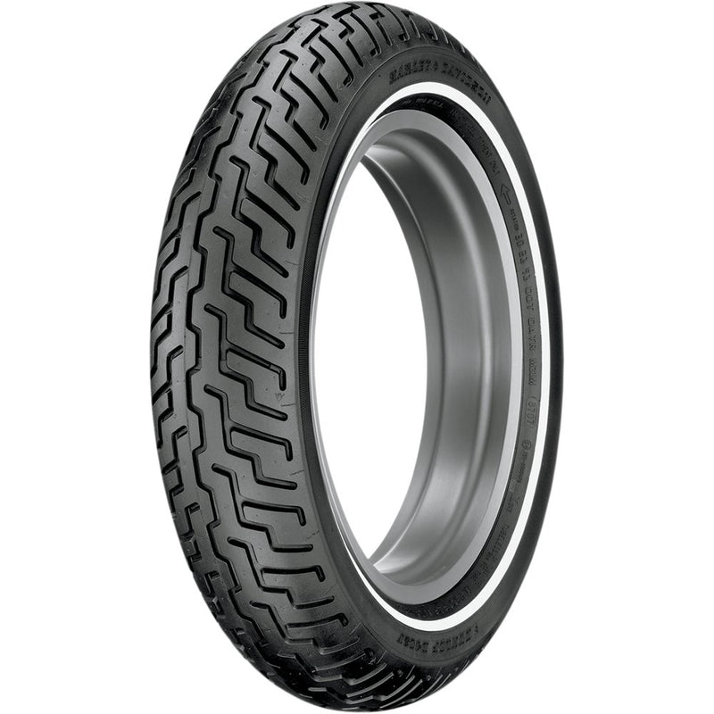 Dunlop Tire - D402 - Front - MT90-16 - Narrow Whitewall - 72H 45006655