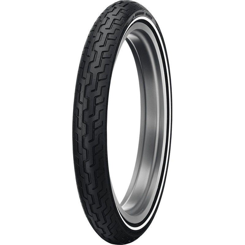 Dunlop Tire - D402 - Front - MH90-21 - Narrow Whitewall - 54H 45006206