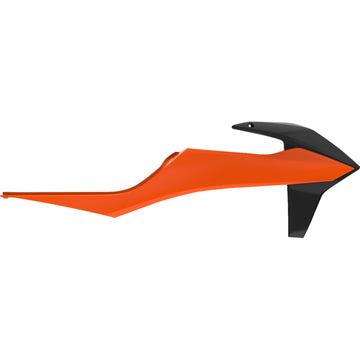 POLISPORT Radiator Cover - Orange/Black - KTM 8422100011 by Polisport