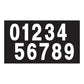 Factory Effex Pro Number 5 - White - 7" 02-4355