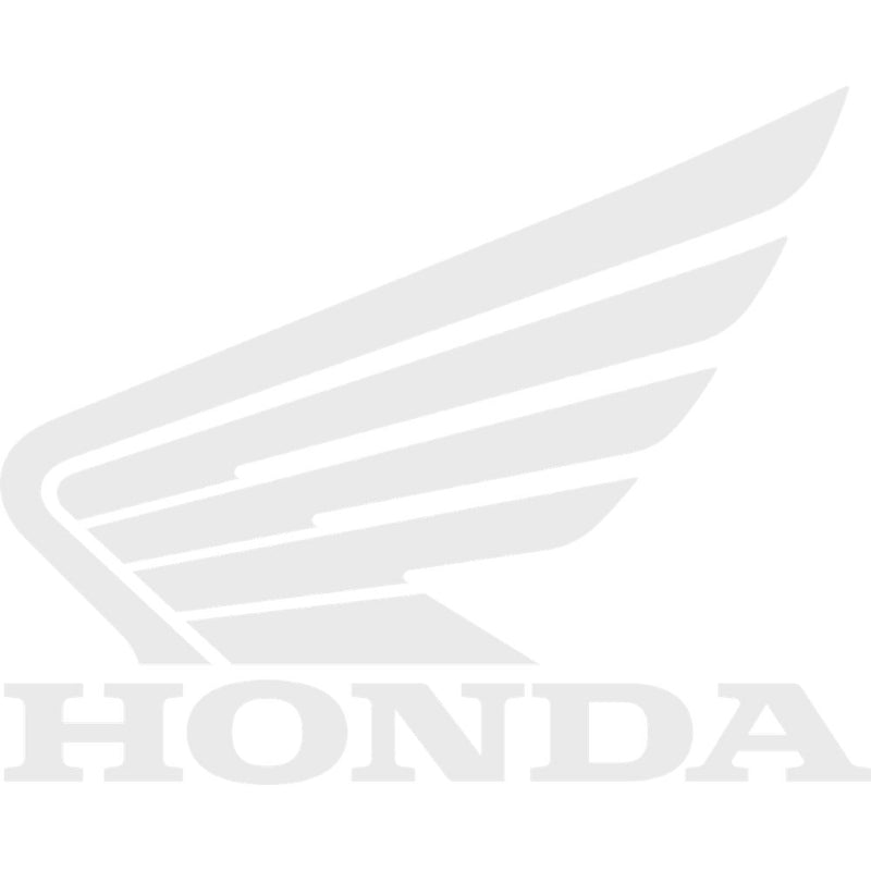Factory Effex Logo Decals - HONDA Wing - White - 3 Pack 04-2692