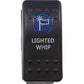 MOOSE OFFROAD Rocker Switch - Lighted Whip WHP-PWR