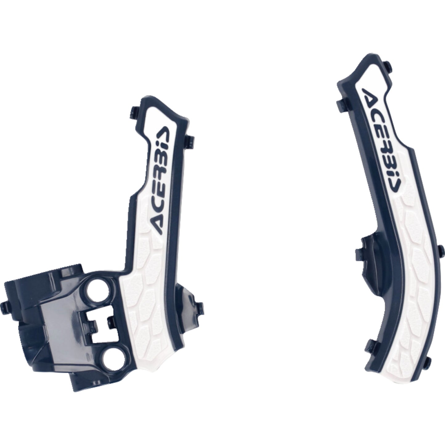 Acerbis X-Grip Frame Guards - Blue/White - Gas Gas | Husqvarna | KTM 2979611006