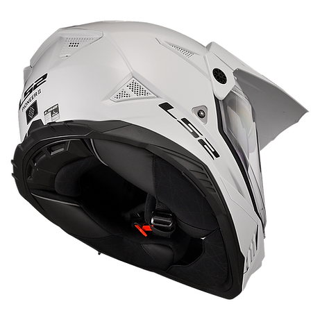 LS2 Blaze II Solid Adventure Motorcycle Helmet W/ SunShield