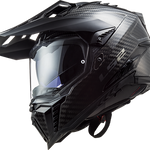 LS2 Explorer C Solid Adventure Motorcycle Helmet W / Sunshield Matte Carbon - XX-Largearge
