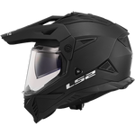 LS2 Blaze II Solid Adventure Motorcycle Helmet W/ SunShield