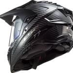 LS2 Explorer C Solid Adventure Motorcycle Helmet W / Sunshield Matte Carbon - XX-Largearge