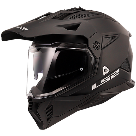 LS2 Blaze II Solid Adventure Motorcycle Helmet W/ SunShield