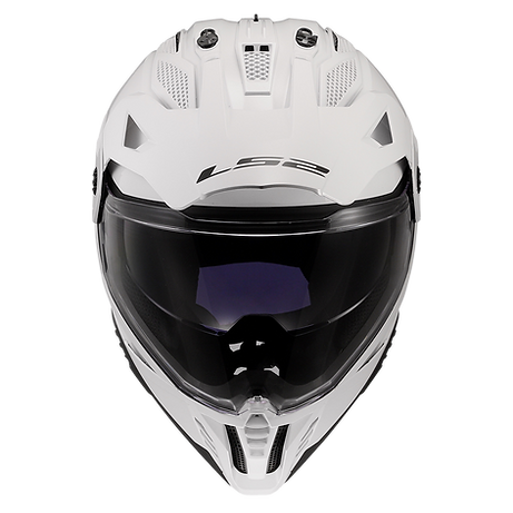 LS2 Blaze II Solid Adventure Motorcycle Helmet W/ SunShield