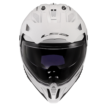 LS2 Blaze II Solid Adventure Motorcycle Helmet W/ SunShield