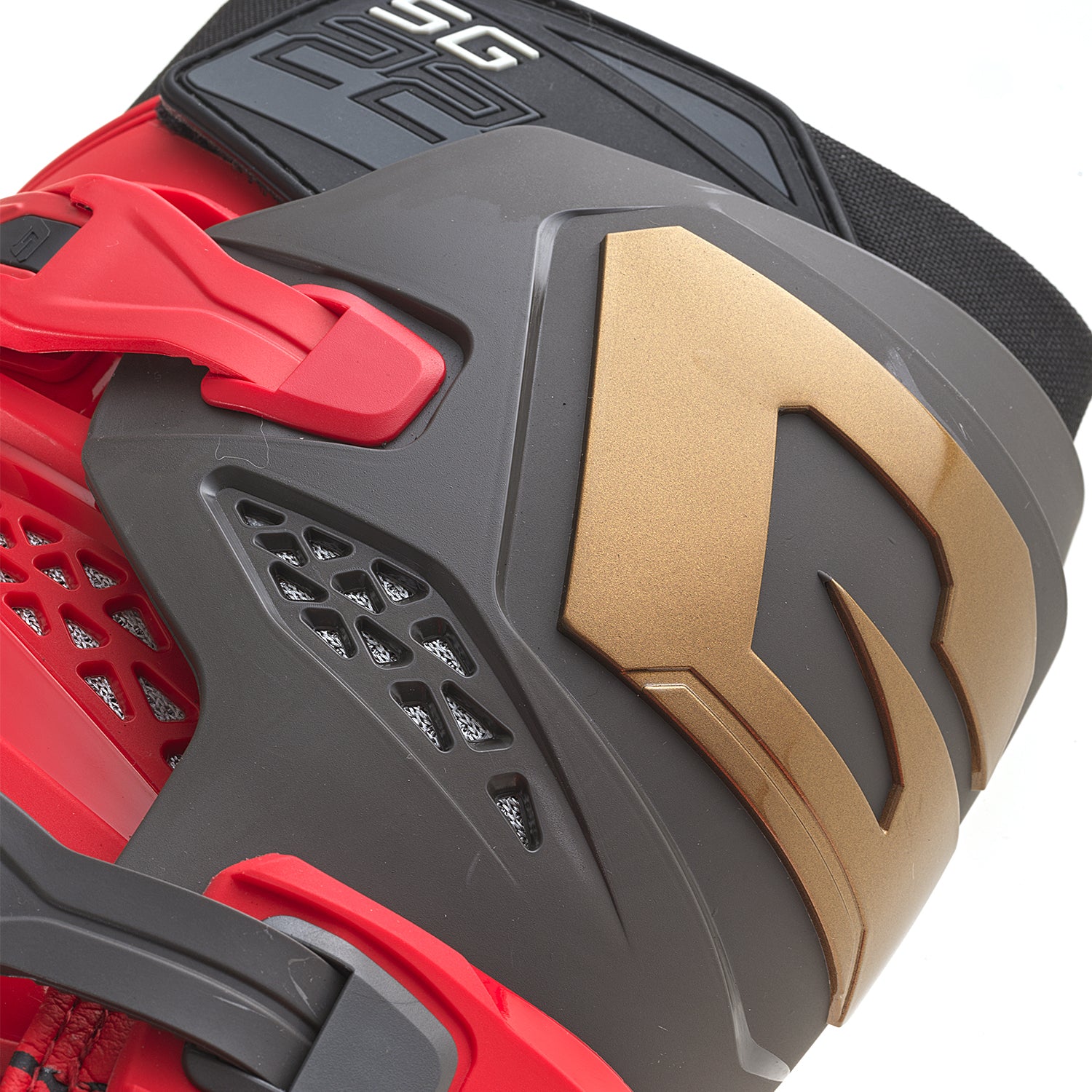 Sg22 Magma Mjk Le Boots Red/Black/Gold Sz 10