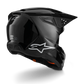 Alpinestars Sm3 Solid Helmet- Black Glossy Small