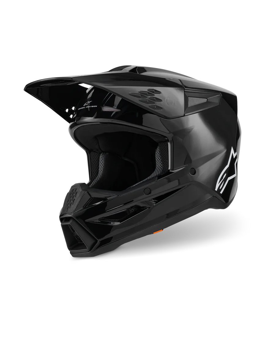 Alpinestars Sm3 Solid Helmet- Black Glossy Small