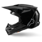 Alpinestars Sm3 Solid Helmet- Black Glossy Small