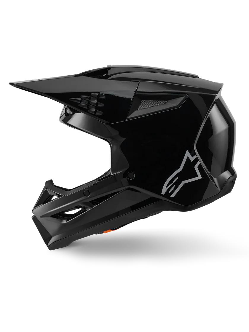 Alpinestars Sm3 Solid Helmet- Black Glossy Small