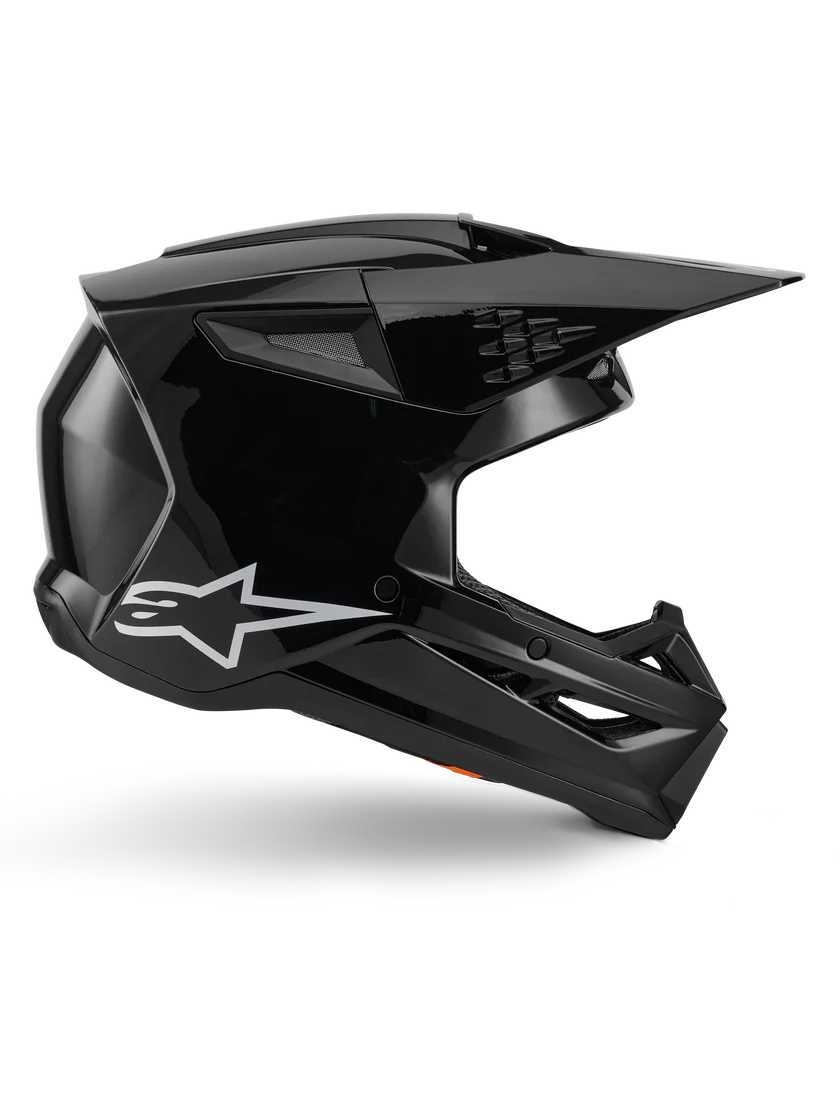 Alpinestars Sm3 Solid Helmet- Black Glossy Small