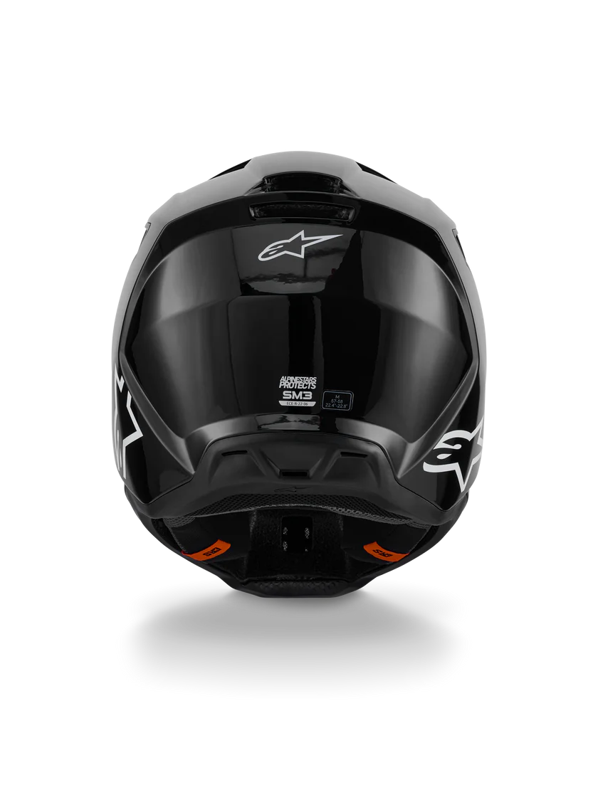 Alpinestars Sm3 Solid Helmet- Black Glossy Small