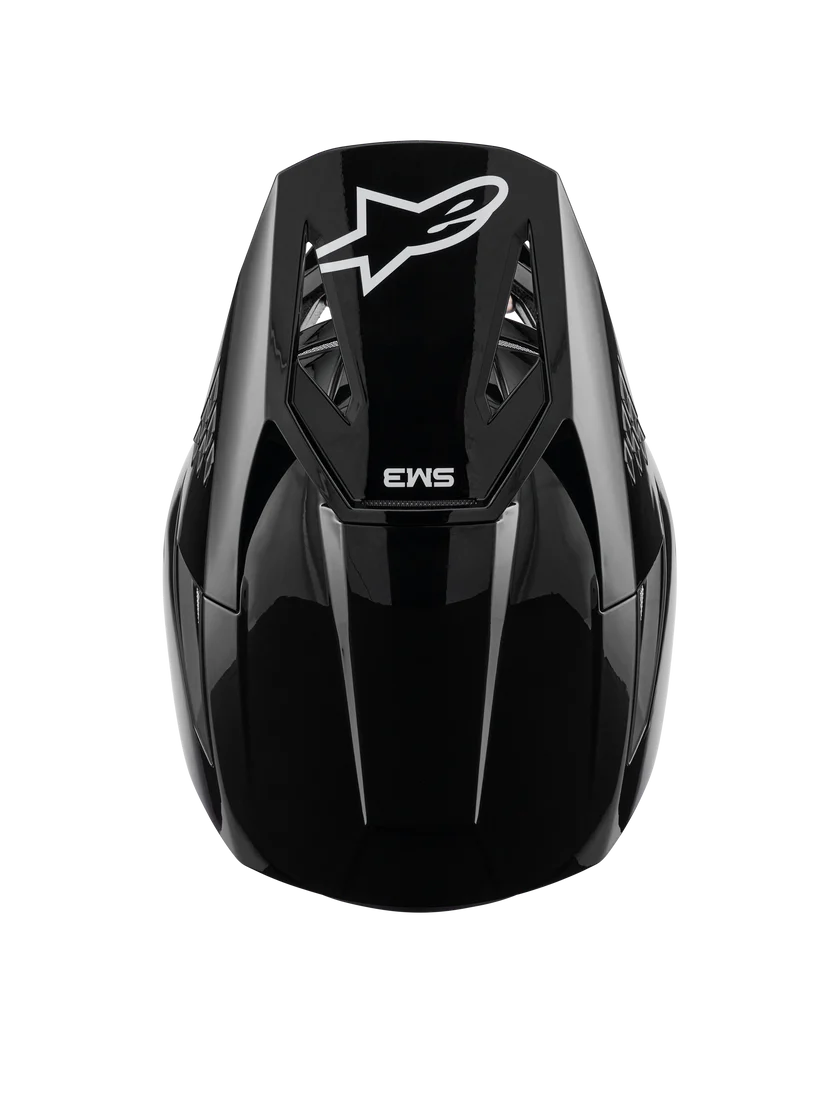 Alpinestars Sm3 Solid Helmet- Black Glossy Small