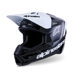 Alpinestars Sm3 Helmet - Radium - Gloss Black / White / Gray - Large