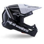 Alpinestars Sm3 Helmet - Radium - Gloss Black / White / Gray - Large