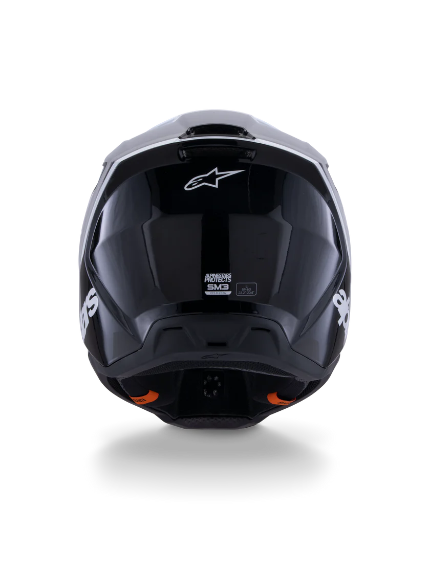 Alpinestars Sm3 Helmet - Radium - Gloss Black / White / Gray - Large
