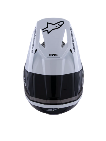Alpinestars Sm3 Helmet - Radium - Gloss Black / White / Gray - Large