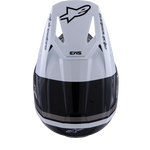 Alpinestars Sm3 Helmet - Radium - Gloss Black / White / Gray - Large