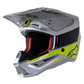 Alpinestars SM5 Helmet Bond Silver/Yellow/Green X-Large | Helmets