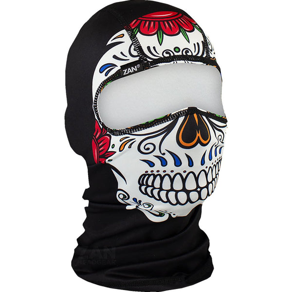 Zan Headgear Balaclava - Polyester - Muerte Skull WBP413