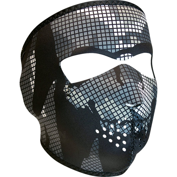 Zan Headgear Neoprene Full-Face Mask - Digi Urban Camo Skull WNFM594