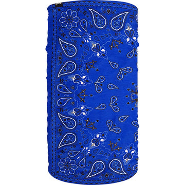 Zan Headgear Motley Tube? Fleece Lined - Blue Paisley TF111