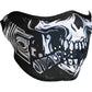 Zan Headgear Neoprene Half Mask - Skull WNFM712H