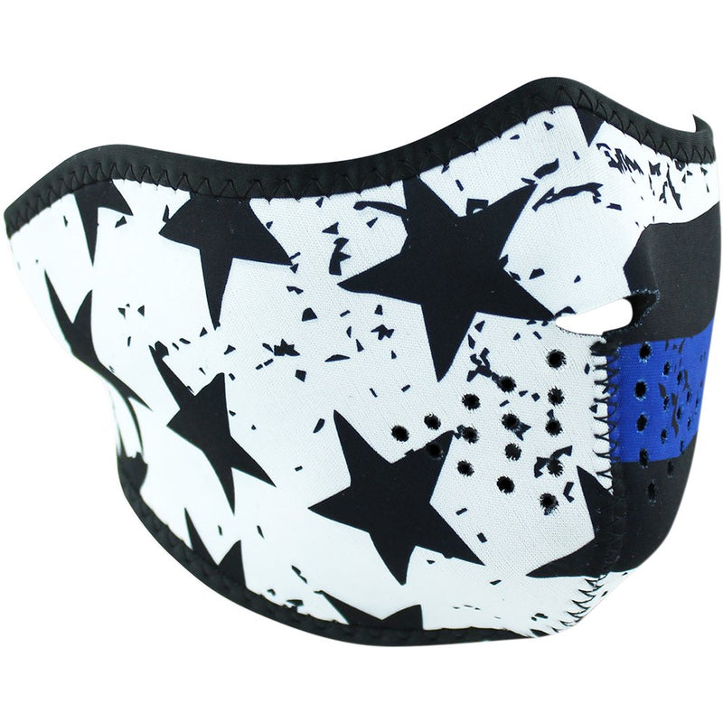 Zan Headgear Half Mask - Thin Blue Line WNFM171H
