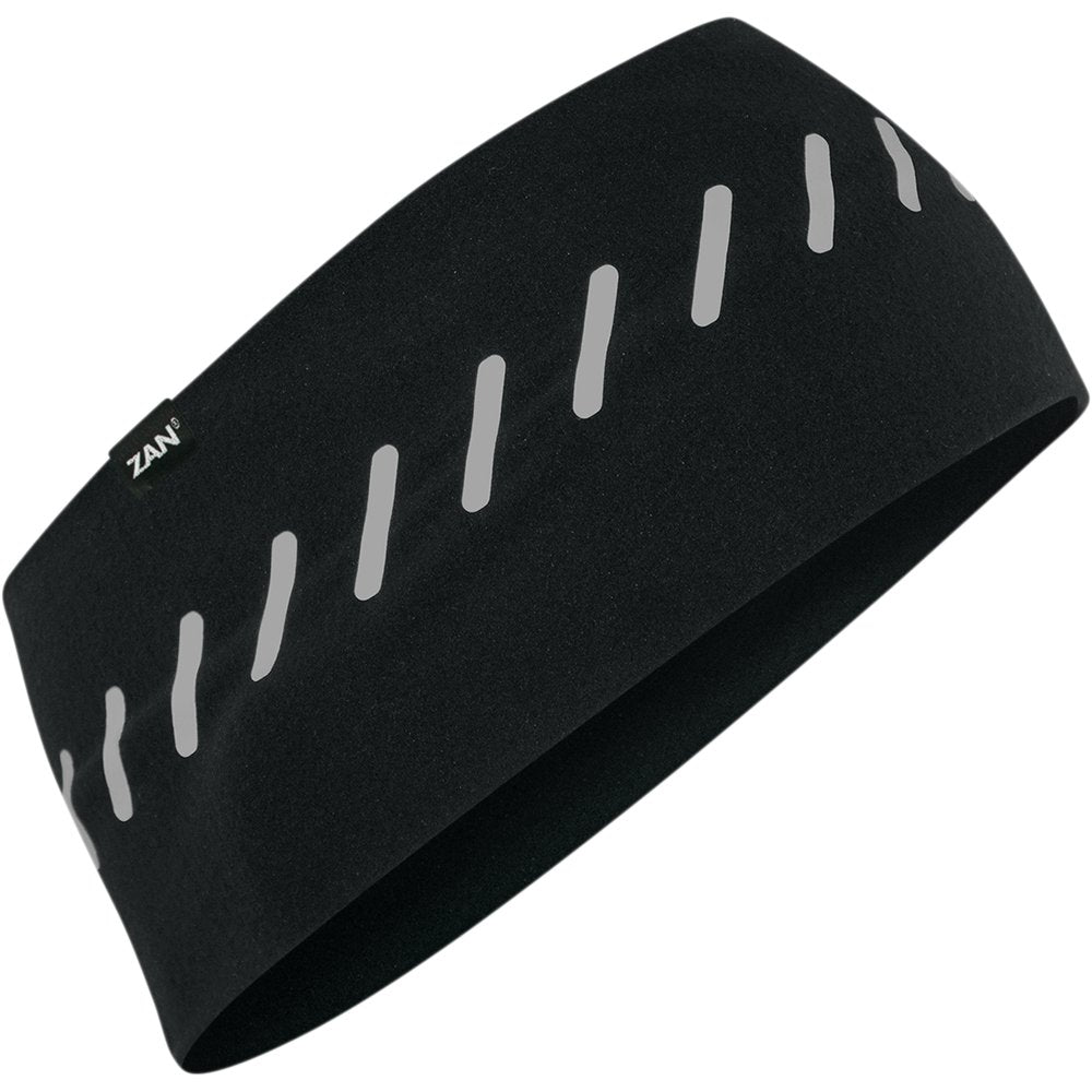 Zan Headgear SportFlex? Headband - Black Reflective HBL114R