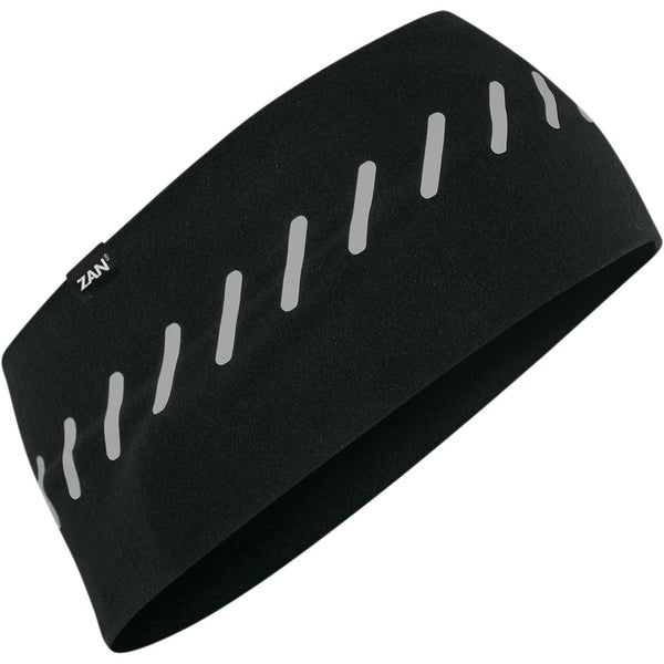 Zan Headgear SportFlex? Headband - Black Reflective HBL114R