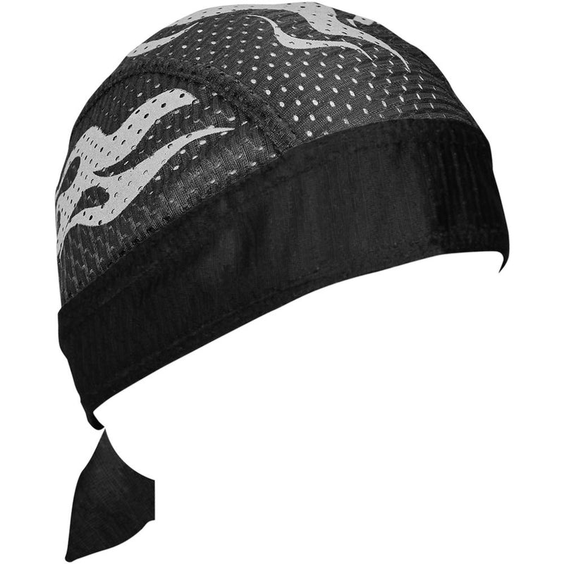 Zan Headgear Flydanna? Vented Sport Headwrap - Reflective Flames ZVS002