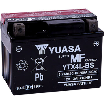 Yuasa AGM Battery - YTX4L-BS - .174 L YUAM62X4B