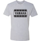 Yamaha Apparel Yamaha Retro T-Shirt - Gray/Black - Small NP21S-M1966-S