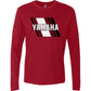 Yamaha Apparel Yamaha Heritage Diagonal Long-Sleeve T-Shirt - Red - Small NP21S-M3119-S