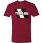 Yamaha Apparel Yamaha Heritage Diagonal T-Shirt - Red - Large NP21S-M3118-L