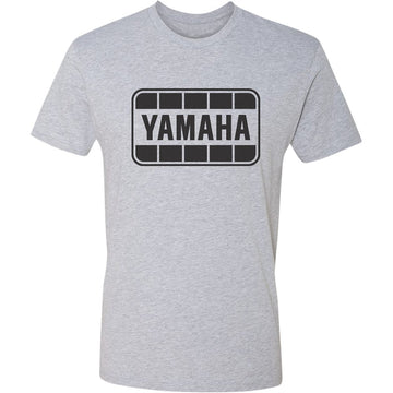 Yamaha Apparel Yamaha Retro T-Shirt - Gray/Black - 2XL NP21S-M1966-2X