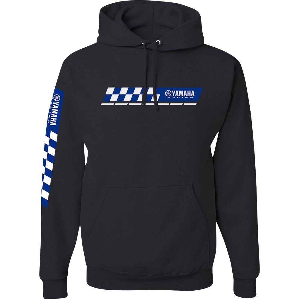 Yamaha Apparel Yamaha Racing Check Hoodie - Black - Large NP21S-M3110-L