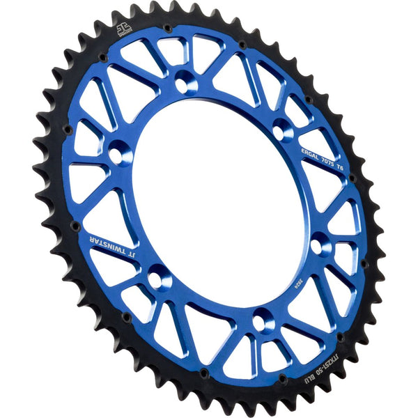 JT Sprockets Rear Sprocket - 50 Tooth - Blue - Yamaha JTX251.50BLU