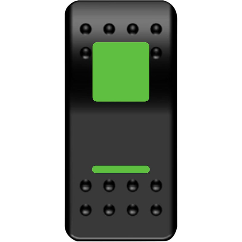Moose Utility Rocker Switch - On/Off - Green GNG-PWR