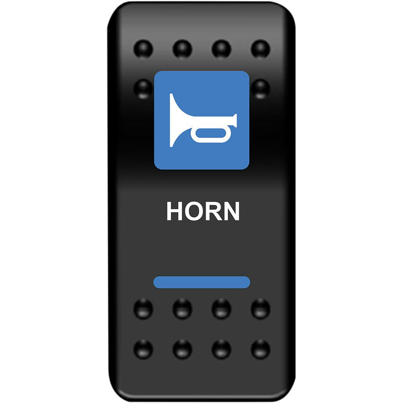 Moose Utility Rocker Switch - Horn - Blue HRN-PWR