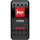 Moose Utility Rocker Switch - Horn - Red HRN-PWR-R