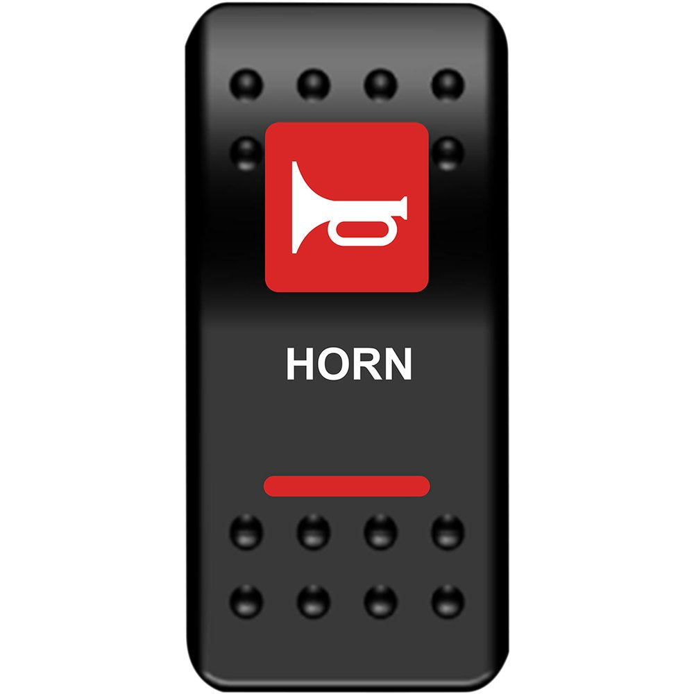 Moose Utility Rocker Switch - Horn - Red HRN-PWR-R