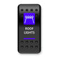 Moose Utility Rocker Switch - Roof Light - Blue RFL-PWR