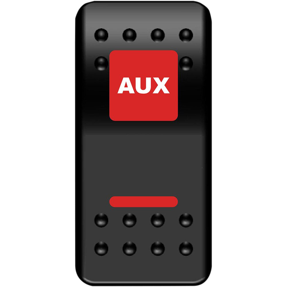 Moose Utility Rocker Switch - Auxilary Power - Red AUX-PWR-R